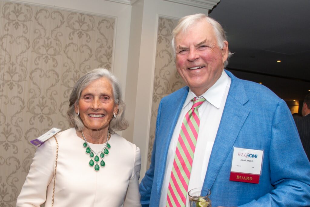 John Hall and his wife Annie at Rogerson's Welcome Home Gala in 2025.